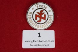 WWII German “Freie Schwesternschaft” Membership Badge