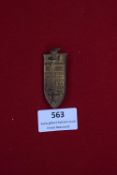German Hitler Youth Day Badge, elongated shield-form, similar to previous lot, inscribed 