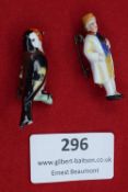 Two Porcelain WHW Donation Badges