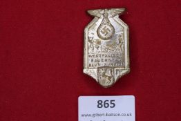 1933 Westphalian Farmers’ Day Badge, Hamm