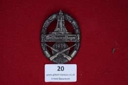 1939 Wettkampfsieger Badge (Nazi Sports Competition Winner)