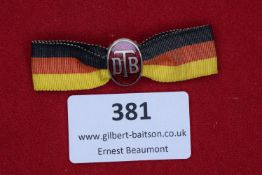 German DTB Bow Ribbon Badge