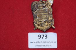 Badge commemorating the 25th Jubilee reunion of veterans of Pionier & Verkehrstruppen, held at