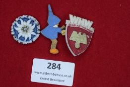 WHW Winterhilfswerk Badges (Set of 3)