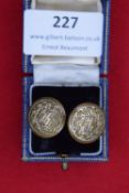 Pair of WWII SS Dress Cufflinks