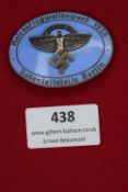 NSFK Reich Flight Competition Badge, Berlin 1938