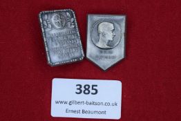 Pair of German Gymnastic Badges