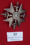 WWII German Spanish Cross with Swords