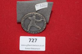A German Third Reich Day Badge, circular form, for Reichskriegertag Kassel 1937, showing a