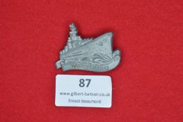 German Third Reich “Wehrfähig” Battleship Tinnie.