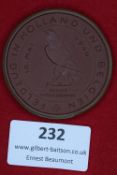 German WWII Propaganda Medallion – Invasion of Holland & Belgium, 1940