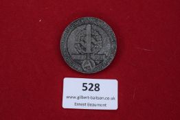 A 1938 SA Sport- und Wehrwettkämpfe badge for Gruppe Bayerische Ostmark, circular zinc example