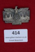 German Third Reich Day Badge – Sachsentreffen Dresden 1935