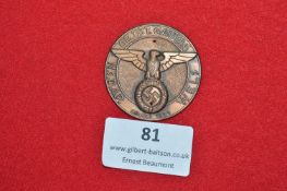 1931 NSDAP Gau Tag Wels Badge