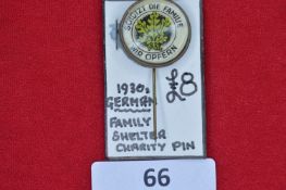 1930s German Family Shelter Charity Pin