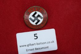 WWII German NSDAP Membership Badge – Early Issue