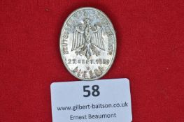 1925 Deutscher Tag Reichsbanner Badge, Altona