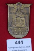 Commemorative Badge – Haus Kurt Schmalz, Bad Harzburg, 1934