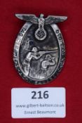 German WHW Commemorative Badge, Saarbrücken 30.3.1940