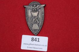 Reiches Kreistag Badge, Mühlhausen 1933.