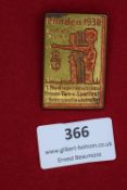 NSDAP District Sportsfest Badge – Minden, 1930
