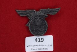 German Third Reich RLB Badge – Düsseldorf 1938