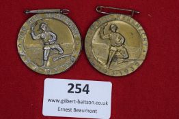 Two German Third Reich ‘Tag der Wehrmacht’ Day of the Armed Forces Badges, 1939