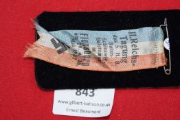 German event ribbon badge for Reichstagung Schleswig-Holstein, 1927.