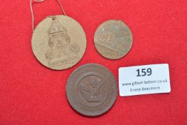 Group of Three German Commemorative/Festival Tokens