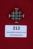 Jerusalem Cross Souvenir Badge