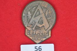 1934 SA Brigade 35 Aufmarsch Day Badge, Leipzig