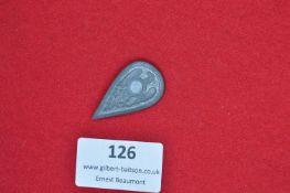 German Day Badge – Teardrop Form with Eagle Design