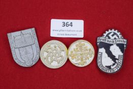 Group of Four Event and Commemorative Badges