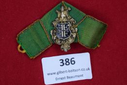 German Association Medal with Green Ribbon