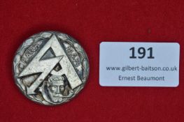 German Rally Badge, Aalen 1934