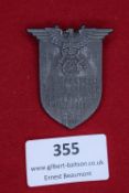 NSD Marinebund Badge – Lüneburg Gautreffen 1938