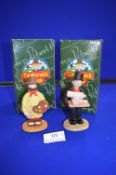 2x Camberwick Green Figures by Robert Harrop Designs Including the Artist, and Roger Varley