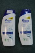 2x Head & Shoulders Shampoos 750ml