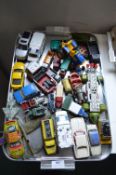 Tray Lot of Vintage Diecast Toy Vehicle