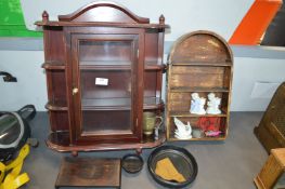 2x Collectors Display Shelves