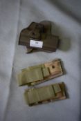 Polymer paddle holster in tan