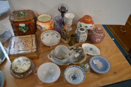 Pottery and Glass Decorative Items