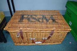 Fortnum & Mason Picnic Hamper Containing Glassware