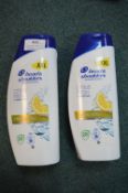 2x Head & Shoulders Shampoos 750ml
