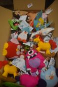 *Box of Assorted Felt Animal Decorations