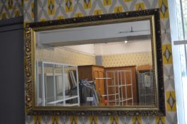 Gilt Framed Bevelled Edge Mirror
