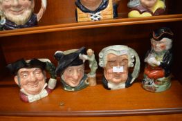 4x Royal Doulton Character Jugs