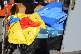 *Pallet of Assorted Inflatable Water Slides, etc. (AF - salvage)