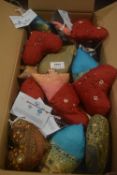 *Box of Assorted Sari Hanging Decorations