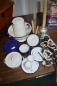 Children’s Enamel Playware Kitchen Set, Posher, etc.